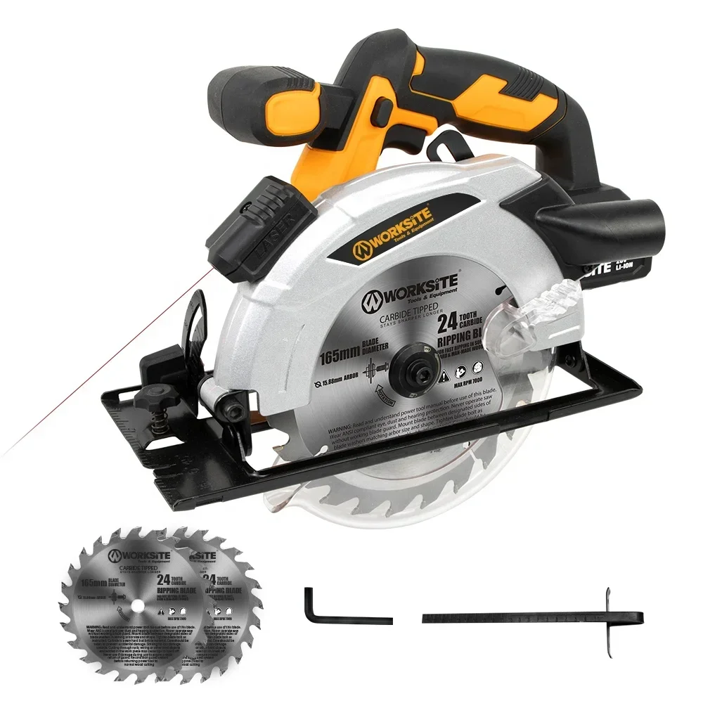 

YYHC- Customized 20V Battery Circular Saw 4000RPM Powerful Portable Woodworking Compact Cordless Circular Saws