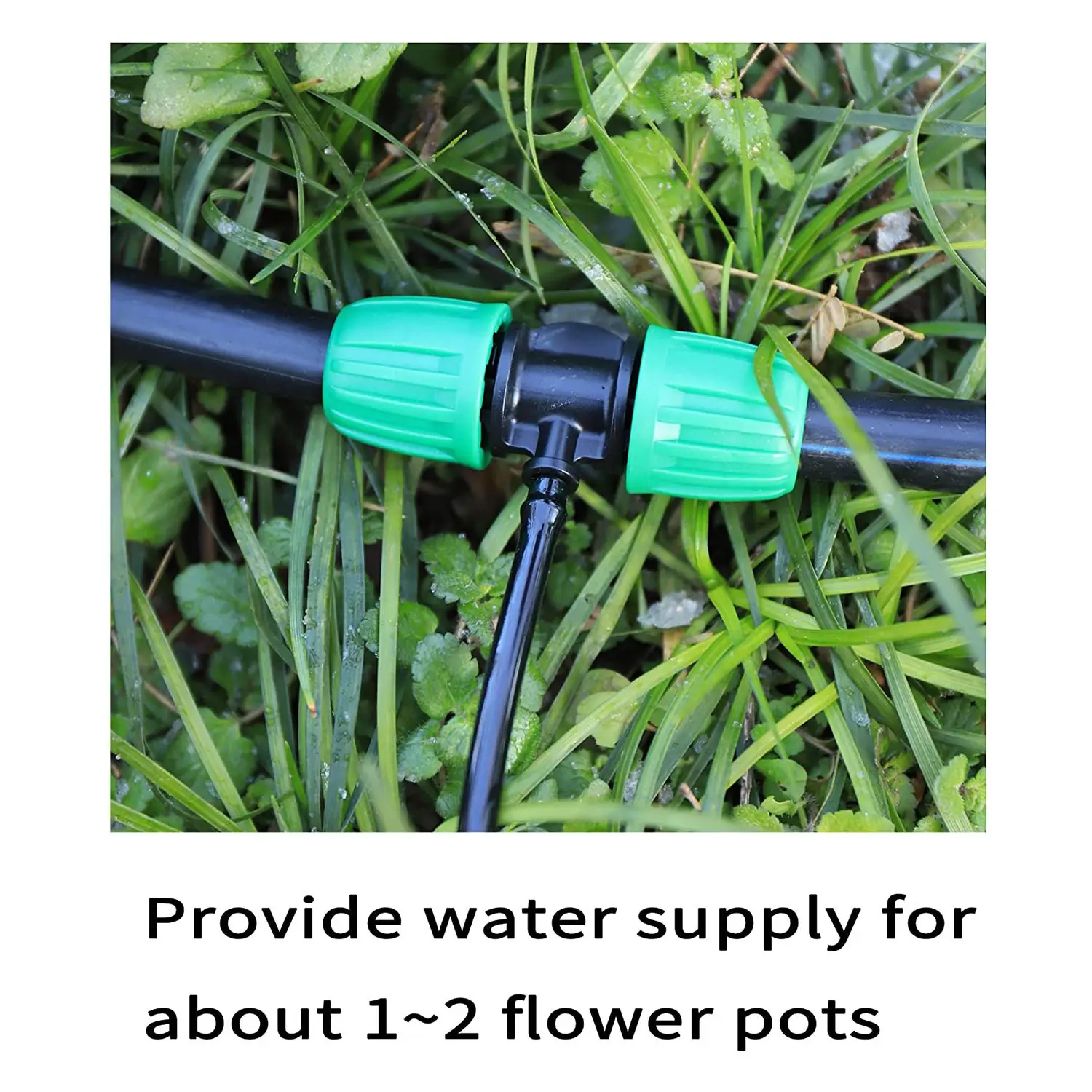 HLZS-10 Pcs Barbed Tee 1/2 Inch Tubing (1/2Inch ID) 16Mm To 1/4 Inch Irrigation Tube Anti-Drop Fitting (Fits 13Mm ID/4Mm ID)