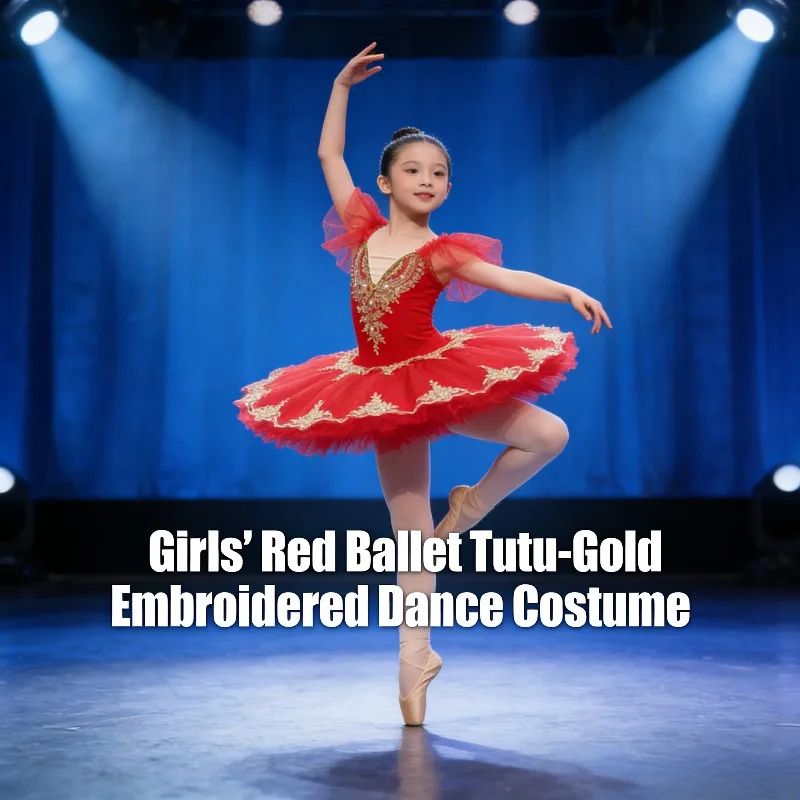 

New Kids Ballet Performance Dress Swan Lake Strapless Toddler Dance School Tutu Princess Dress Stage Costume