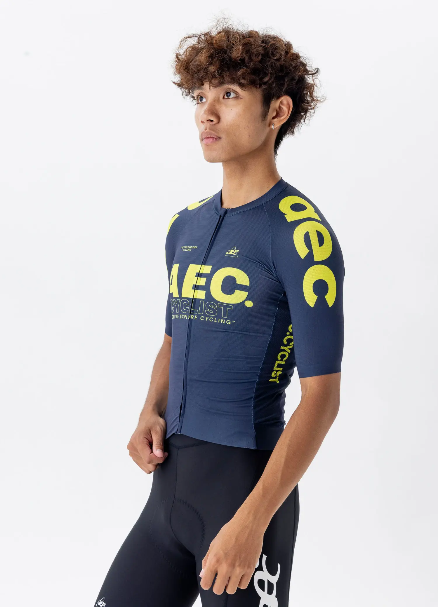 AEC Radfahren Trikots Männer Kurzarm Fahrrad Tops Wind Ultraleicht Atmungsaktive Rennrad Zipper Jersey Atmungsaktive Fahrrad Top – Detail 14