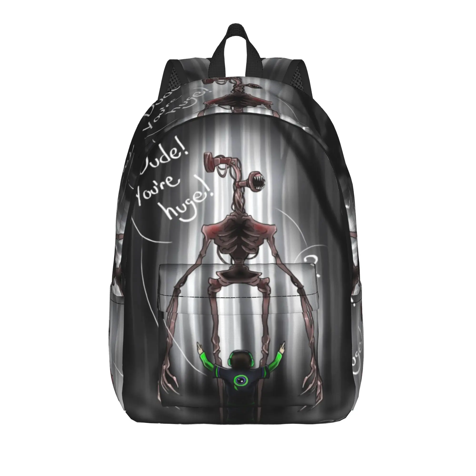 Siren Head In Dark Forest Backpack for Men Women Casual High School Business Daypack  Laptop Computer Canvas Bags Outdoor