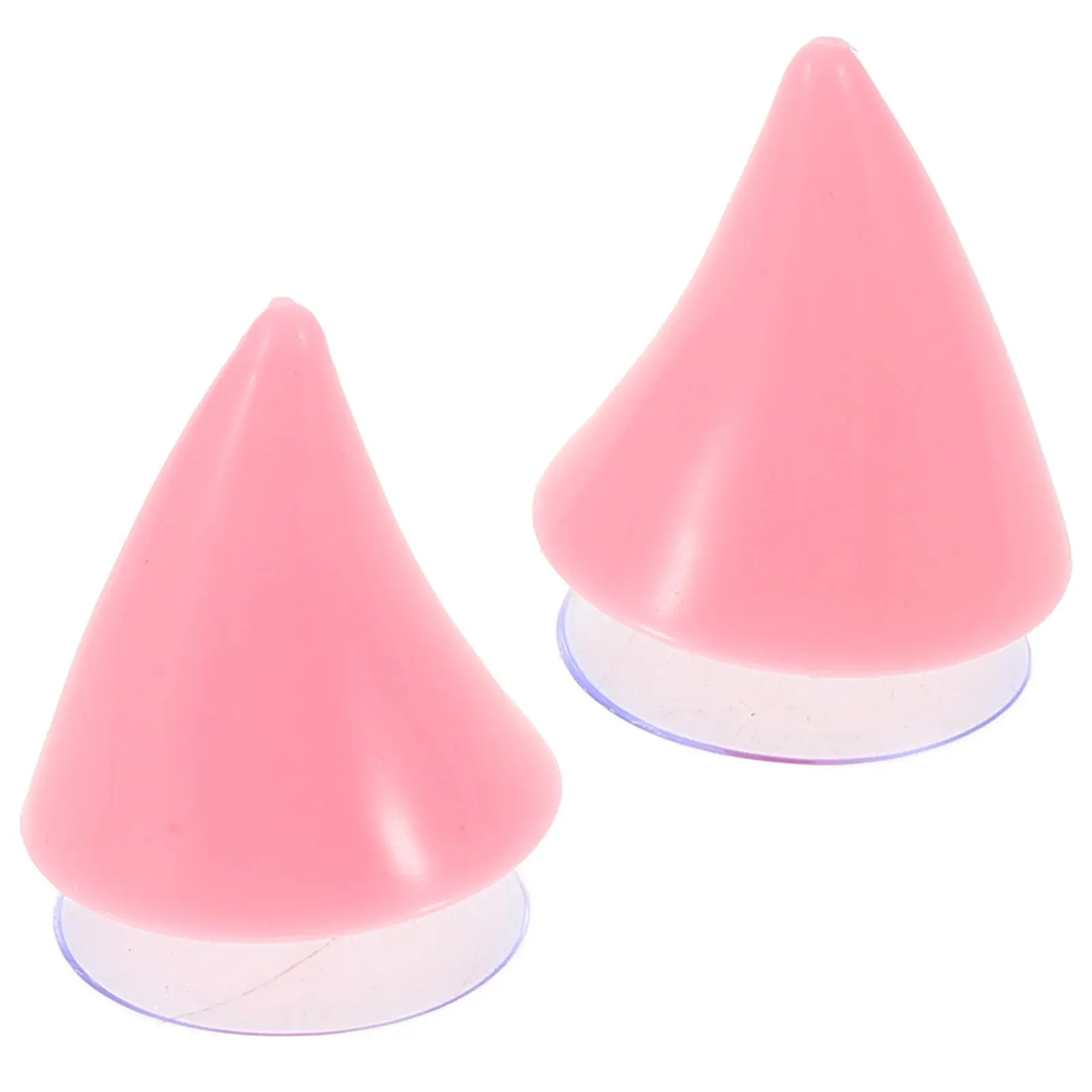 

1Pair Bull Horn Decoration for Motorcycle Scooter Helmets Suction Cup Fixation Eyecatching Unique Design Horn