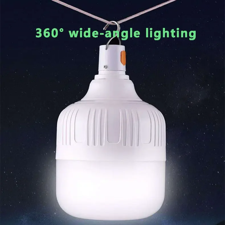 Outdoor USB Rechargeable Mobile LED Lamp Bulbs Emergency Light Portable Hook Up Camping Lights Home Decor Night Light Hot Sale