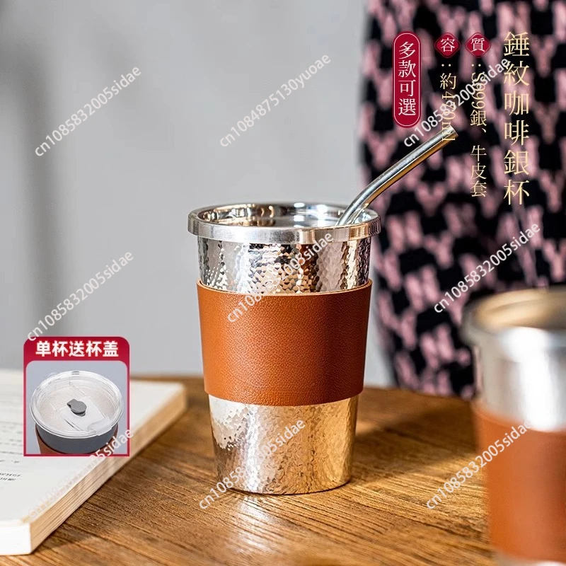 Sterling Silver 999 Silver Cup Food Grade Silver Water Cup Mug