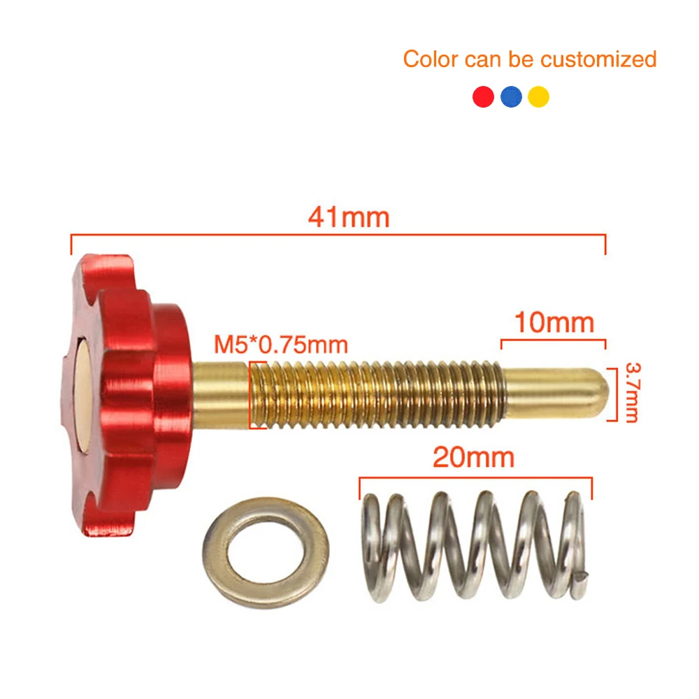 Kit de vis de réglage de vitesse de ralenti de carburateur de moto, PWK Nbackpack PWL PE24 PE26 PE28 PE30 vention 150 Carbs