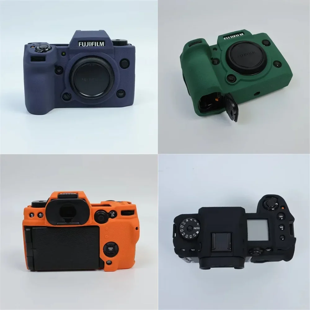 Camera Body Case For Fujifilm X-H2 X-H2S Fuji XH2 XH2S Rubber Cover Skin Ultra-Slim Soft Silicone