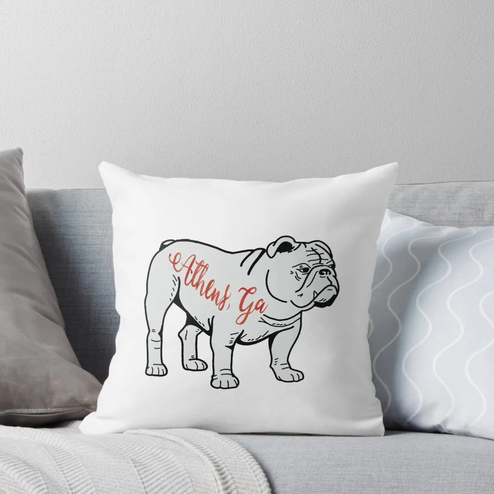 

Athens Go Dawgs UGA Throw Pillow Embroidered Cushion Cover Anime christmas ornaments 2025 pillow pillowcase pillow