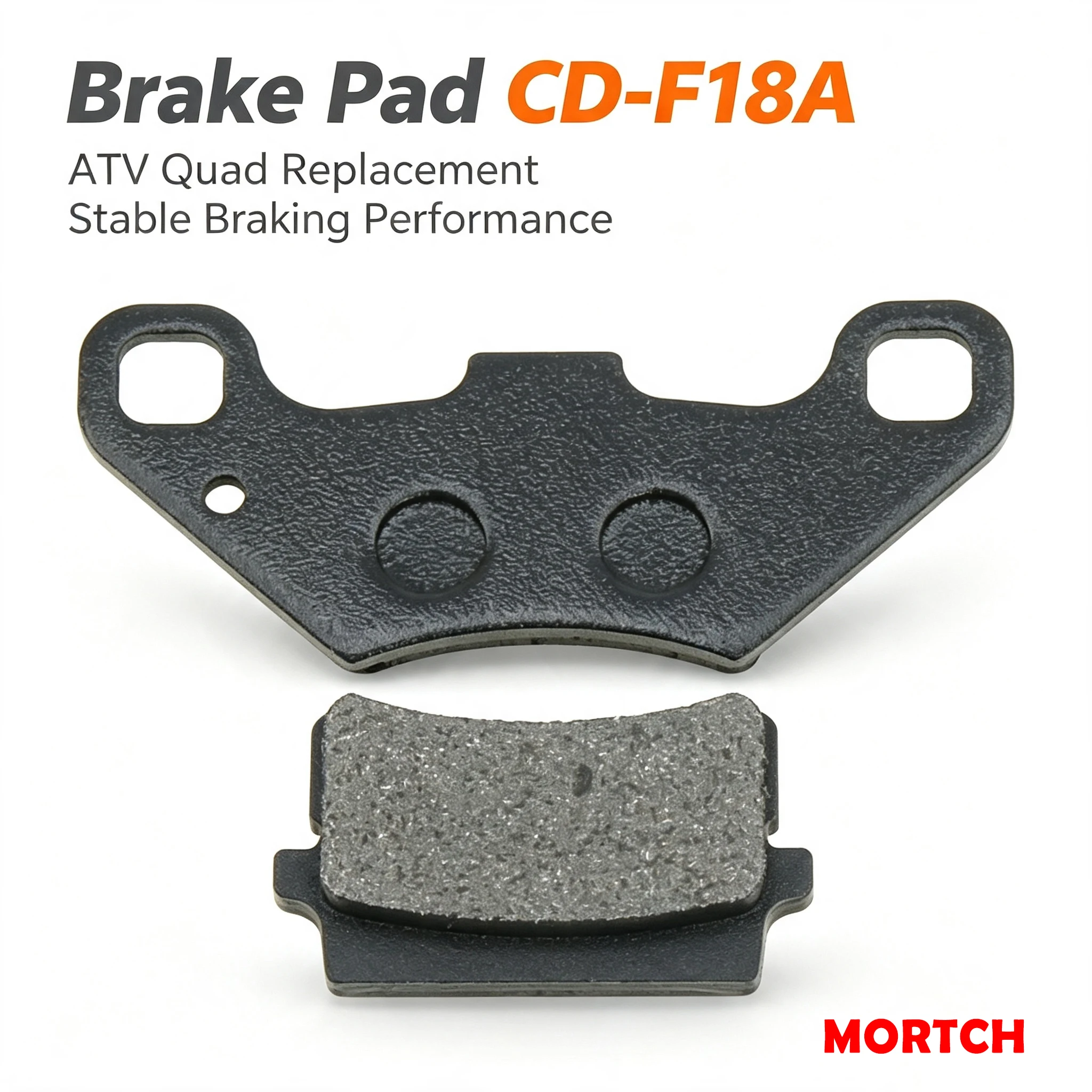 Vordere ATV Quad-Bremsbeläge CD‑F18A MIBPCD‑F18A 2 Stück für ADLY QUADZILLA XRV250 RL300 Direkter Bremssattel-Ersatz – Detail 2