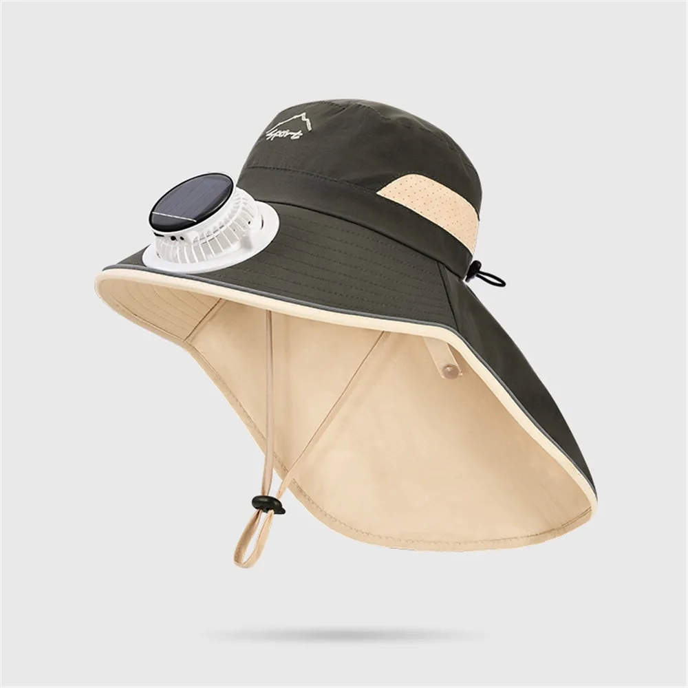 

Summer Wide Brim Kids Sun Hat With Neck Flap Cooling Fisherman Hat Breathable Sunshade Cap for Boys & Girls