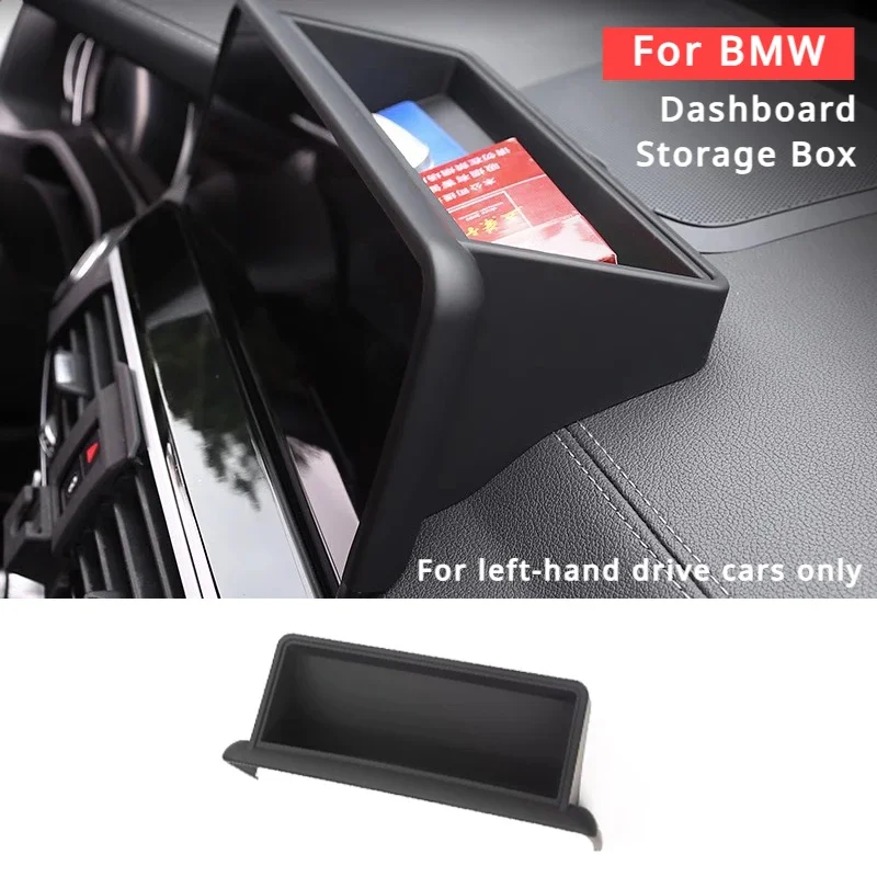 

For BMW G20 G30 X1 F48 X2 X3 G01 X4 G02 X5 G05 X6 G06 X7 G07 LHD Car Dashboard Storage Box Glasses Phone Holder Stowing Tidying