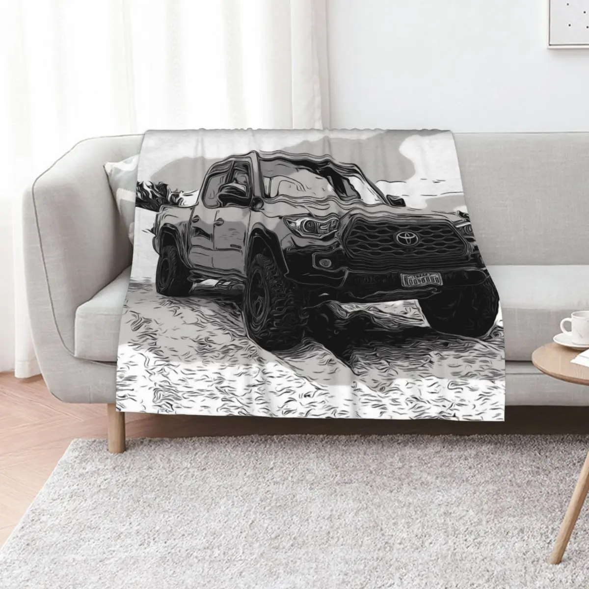 Tacoma truck Throw Blanket valentine gift ideas Shaggy Plush Hair Summer Beddings Kid'S Blankets