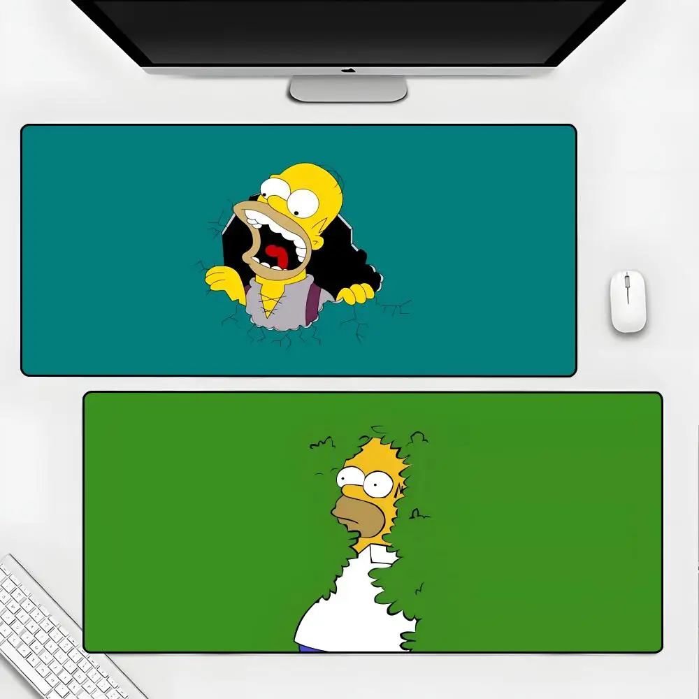 Cartoon The S-Simpsons-S Mouse Pad Rubber Mat Laptop Xxl Mousepad Notebook Gamer Computer Table Gaming Accessories