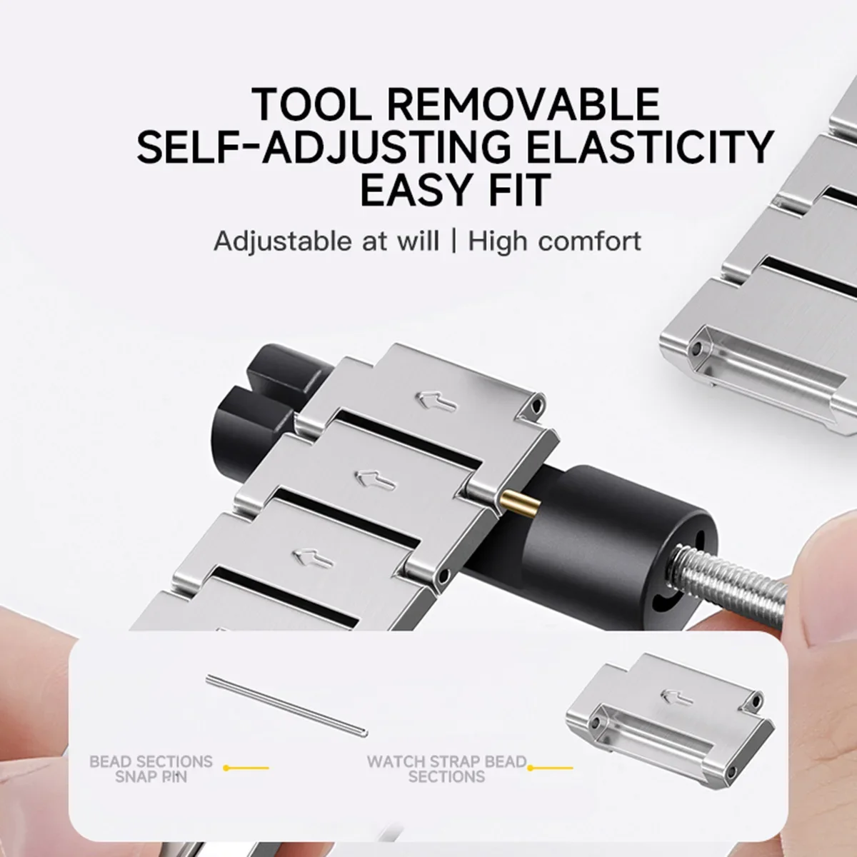 Cinturino in metallo per Samsung Galaxy Watch 8/8Classic Ultra 2025 cinturino in acciaio inossidabile per Galaxy Watch 7 47mm accessori per cintura