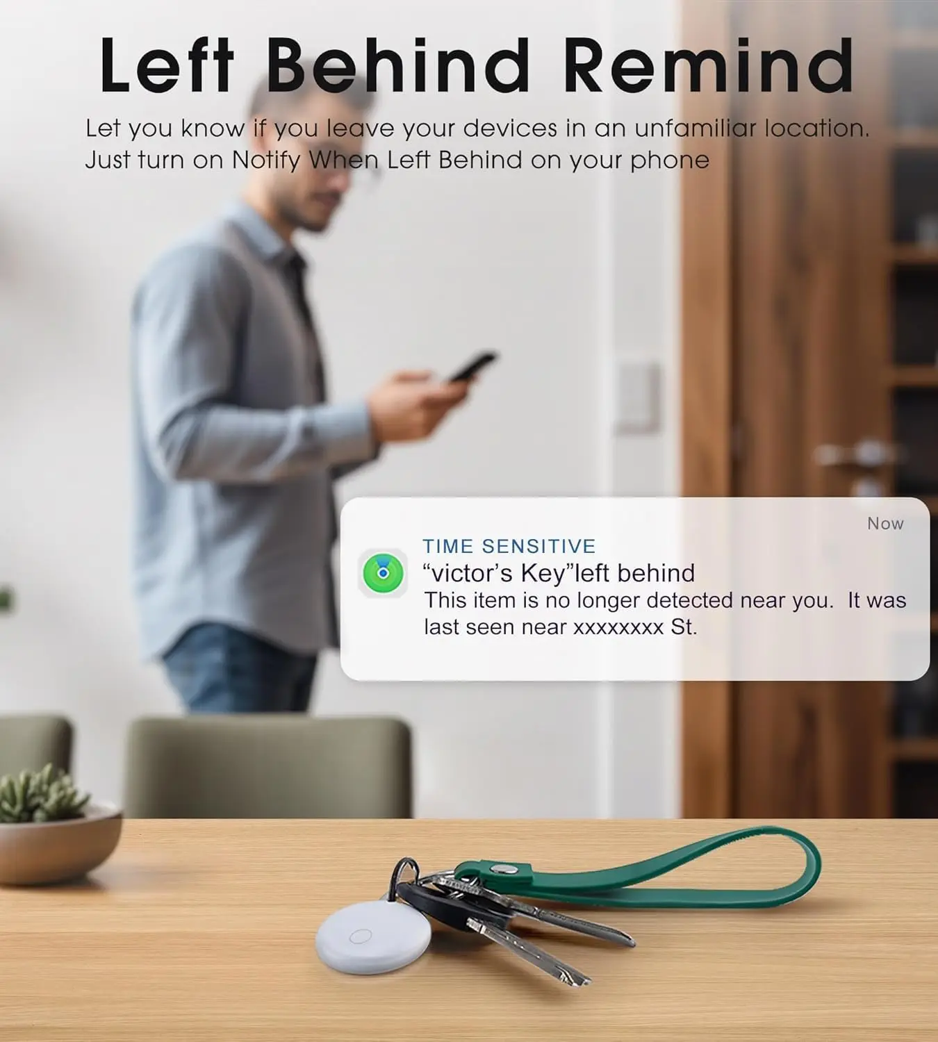 AirTags – Raccoglitori di oggetti Bluetooth da 1/2/4 pezzi compatibili con l'app Apple Find My, (solo IOS) Tracker per bambini, bagagli, chiavi