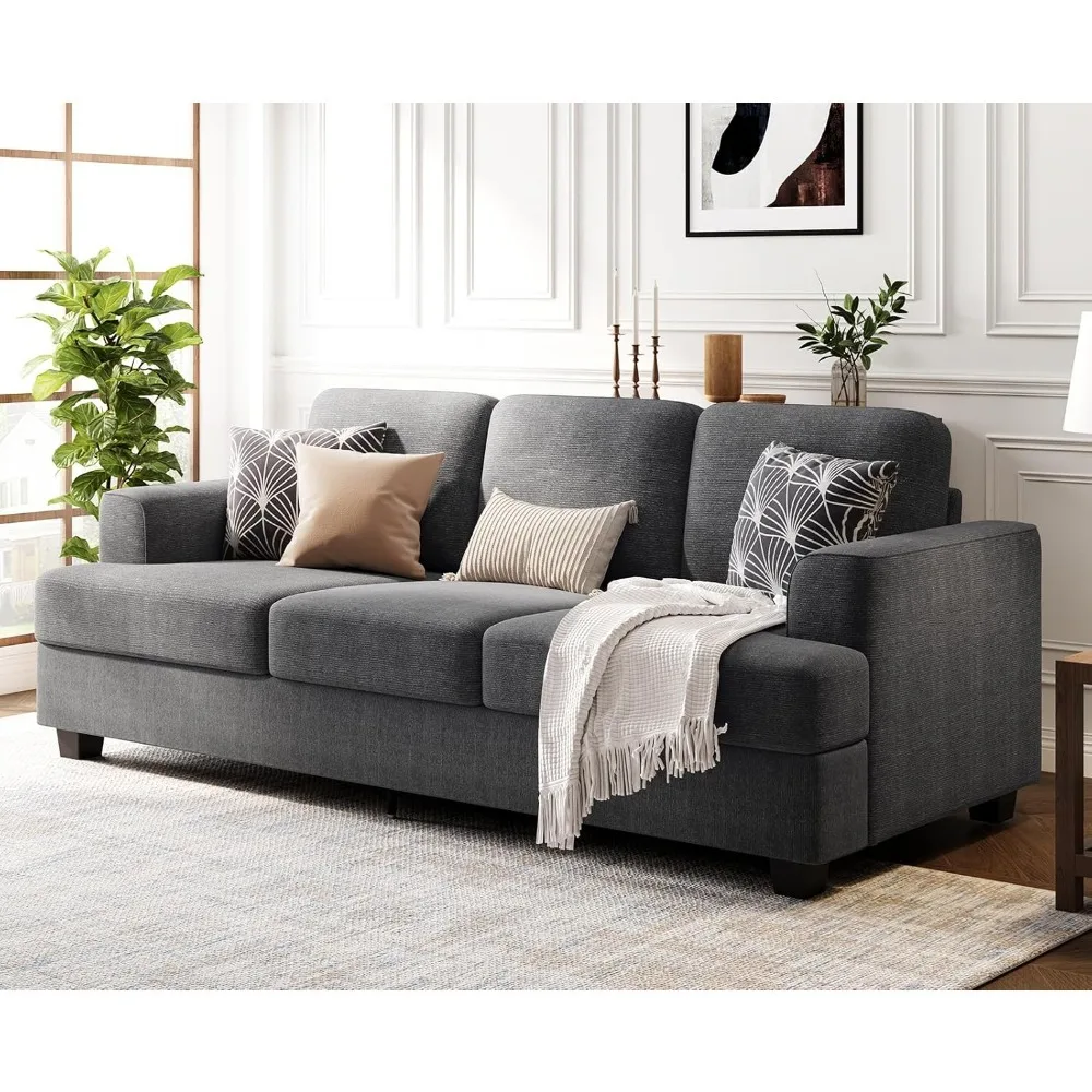 89 inch Couches for Living Room, Modern Couch with Deep Seat, Home Sofa Living Room, 3 Seater Couch with Firm Structure