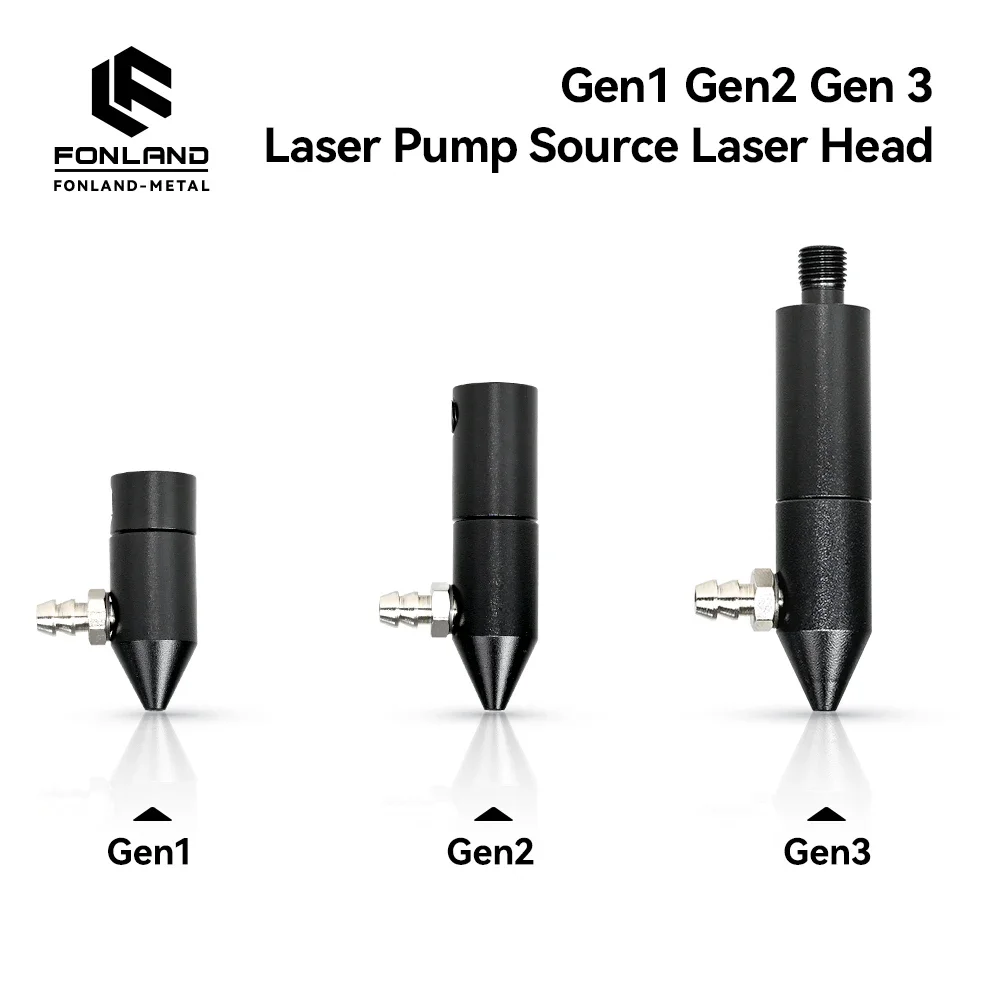 1-3 Generation Pump Source Laser Cutting Head DIY Modification Laser Accessory Fiber Laser Marking Machine Replacement Parts