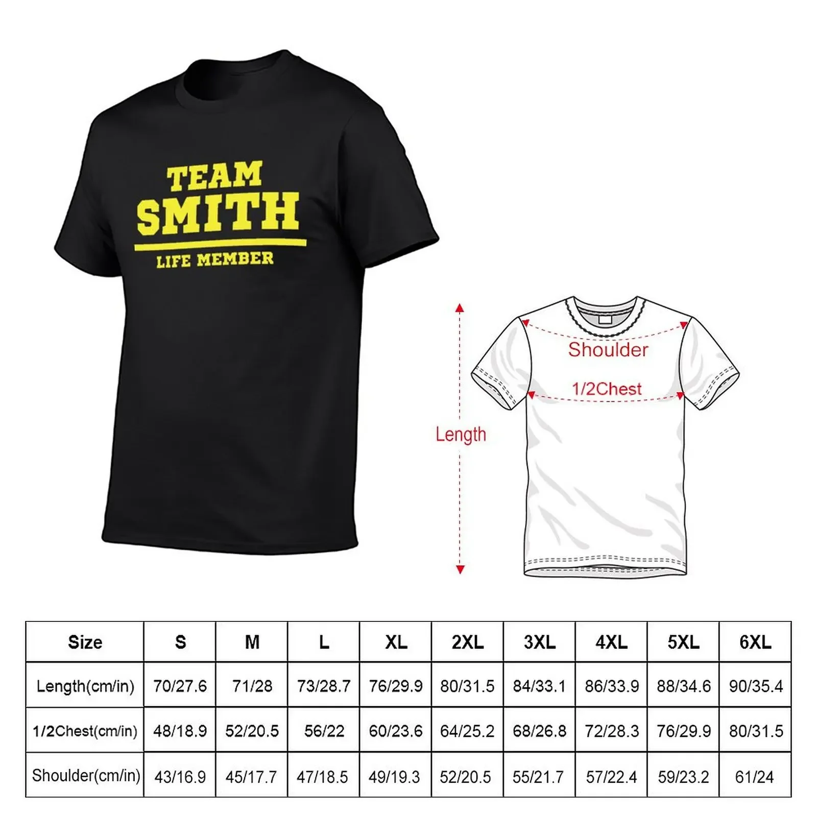 Team Smith - Life Member T-Shirt graphics quick-drying shirts graphic tees black t shirts for men