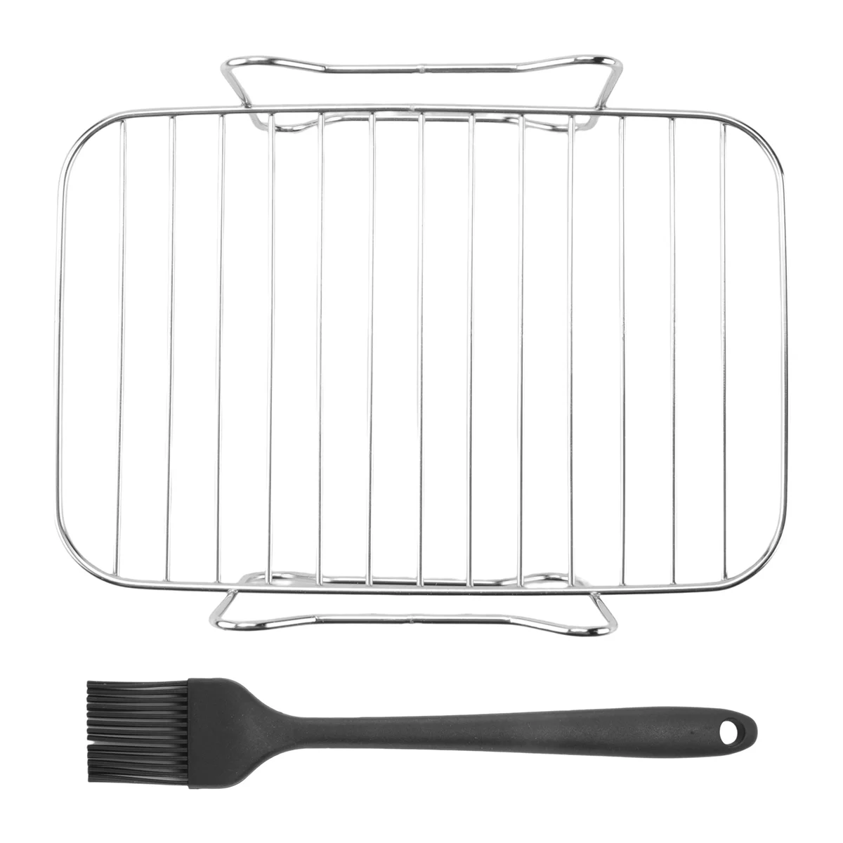 Air Fryer Rack for Double Basket Air Fryers, Air Fryer Accessories Compatible for Ninja Foodi DZ201/401