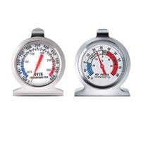 2pcs Freezer Oven Thermometer Bbq Grill Temperature Gauge Best Accurate Stainless Steel Safe Cooker Thermo Meters Baking Tools