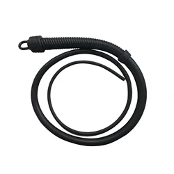 180 cm handgemaakte rubberen zweep rijtraining zweep buiten EDC-tool
