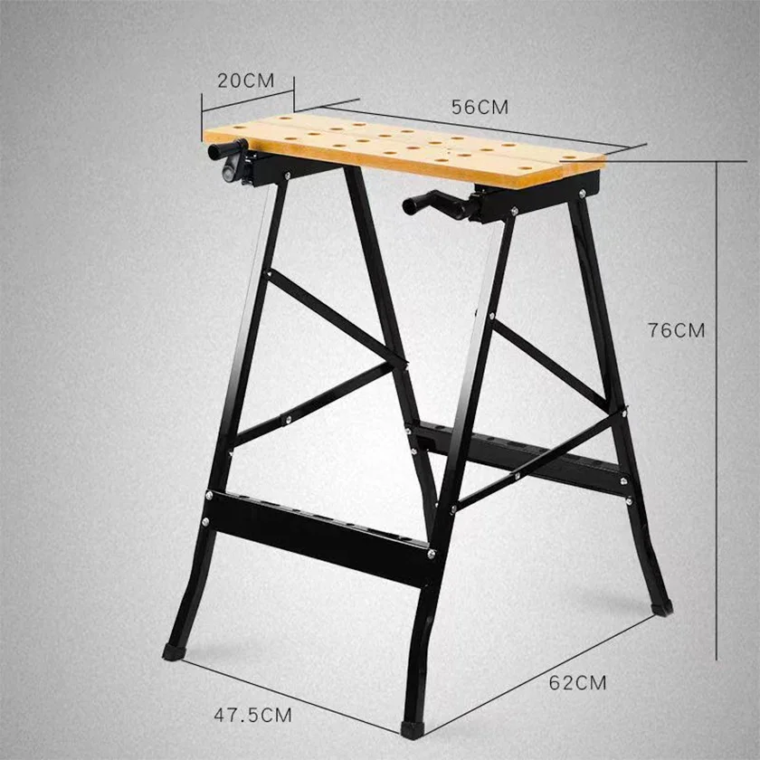 Multifunctional Foldable Portable Woodworking Workbench