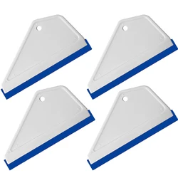 4PCS Window Squeegee Cleaner Glass Rubber Water Remover Car Cleaning Tools Ice Scraper Auto Window Tint Tool Car Wrap Tool B17