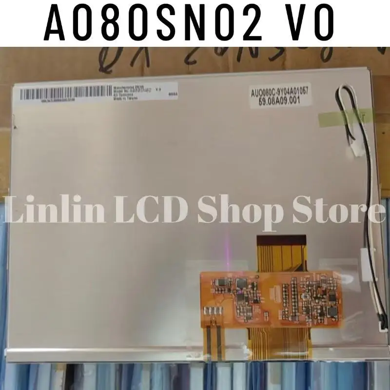 A080SN02 V0 شاشة LCD أصلية مقاس 8 بوصات #1