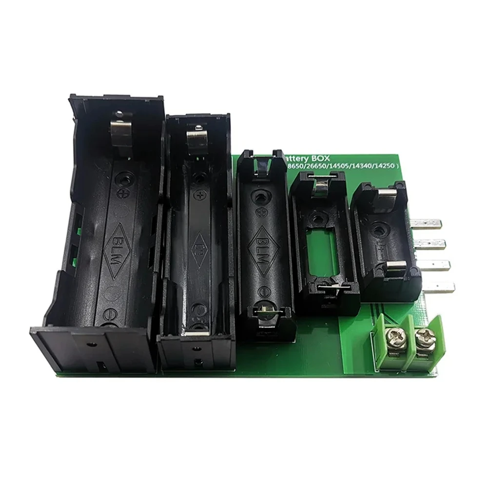 

N09R Battery Tester Case 4 & 2-Wire Terminal 18650 26650 14505 14340 1425 Battery Case Holder Test Storage Box for DL24P