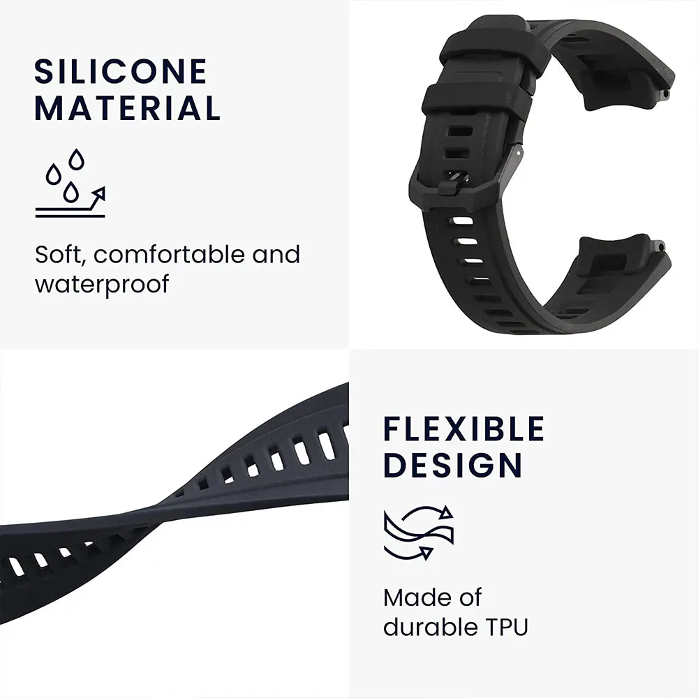 Silicone Band For Huami Amazfit T-Rex 2 Strap Replacement Wirstband Bracelet For Xiaomi Huami Amazfit T Rex 2 Smart Watch