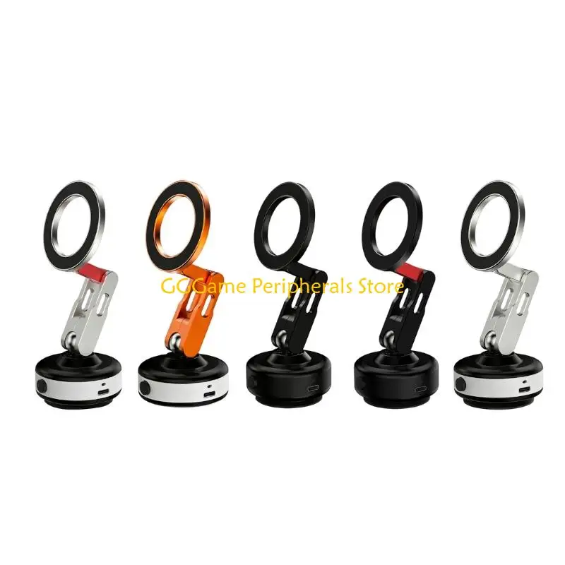 

U55B Multiple Adjustable Phone Holder Support For Windshield And Flat Surfaces Using Vacuum Suction Technology