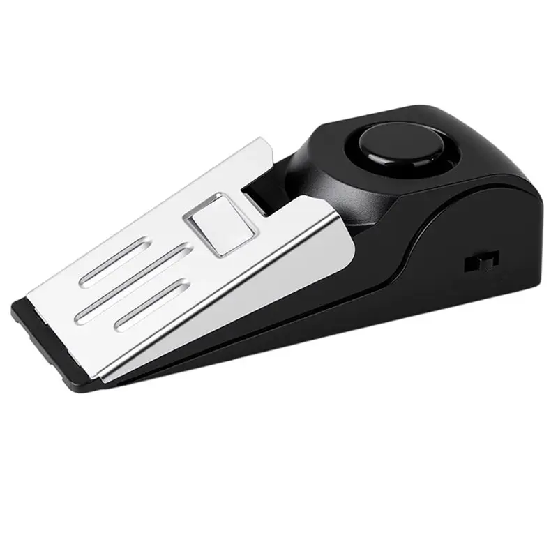 New Tech Door Stop, Door Stopper 120DB Security Alert, Floor Wedge Door Stop Siren, Door Security Devices For Hotel Home, 2 Pack