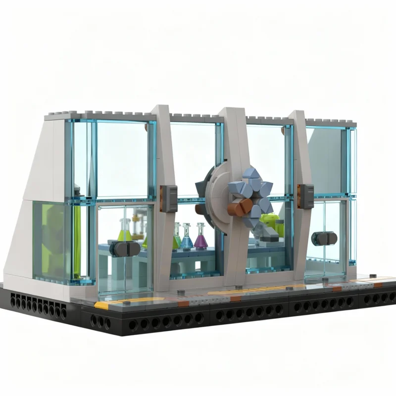 

469pcs MOC Chimaera Biosciences Laboratory Icons Model Building Blocks Construction Toy Christmas Gifts DIY Creative Idea Brick