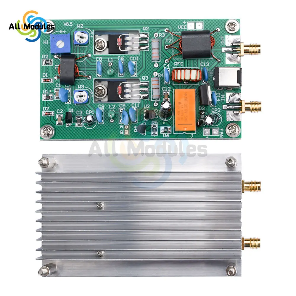 DC12-13.8V 30W Kortegolf Eindversterkerbord Cw Ssb Lineaire Hoogfrequente Eindversterker Dc 5,5X2.1