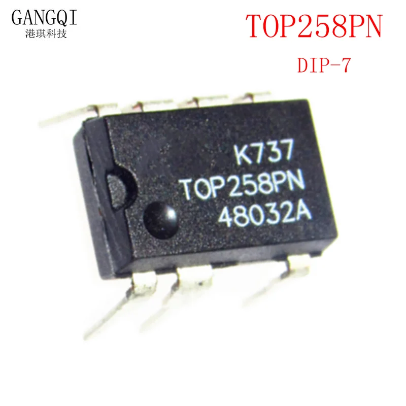 5pcs TOP258PN DIP-7 TOP258 DIP7 258PN DIP TOP258P New IC In Stock