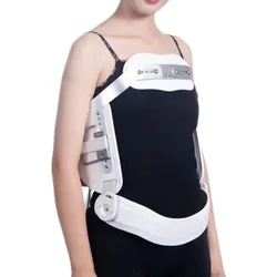 S/M/L Adjustable Spinal Hyperextension Fixator A Scoliosis Fixation Support Hunchback Fixation Thoracolumbar Fracture Support