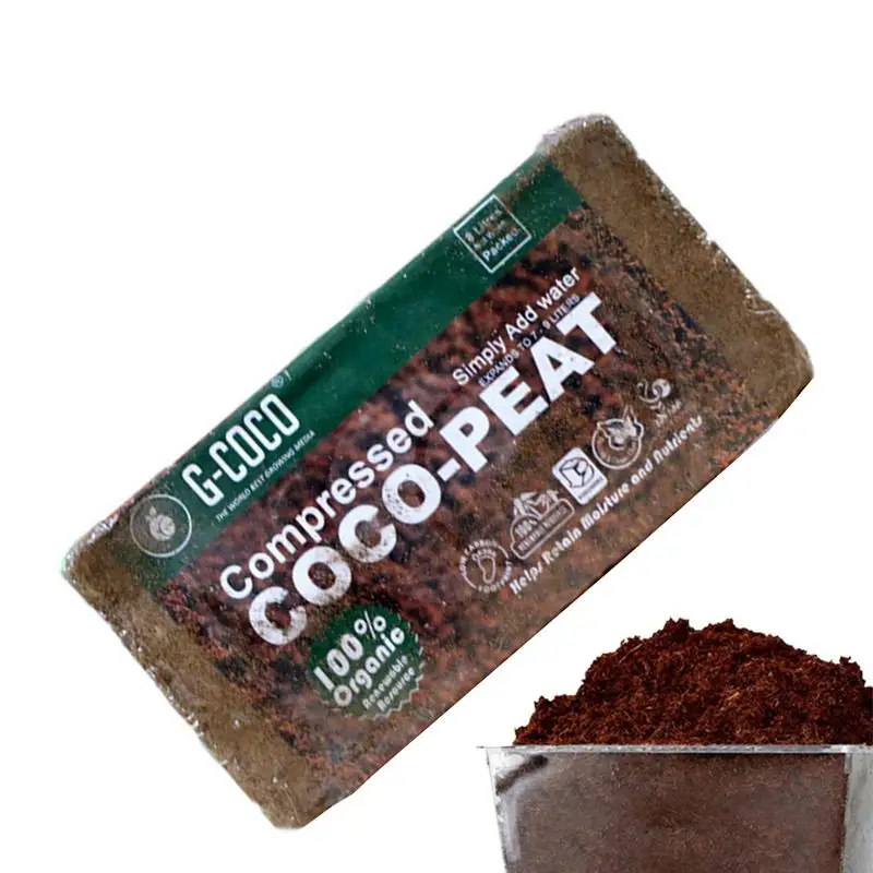 

Coco Coir Compressed Coco Coir Chips With Low EC And PH Balance Plant Soil High Expansion Coconuts Soil For Planting Coconuts