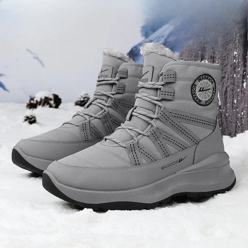 Thickened Warm Ski Boots, Slip-Resistant, Wear-Resistant, Cotton Shoes, Outdoor, New, Winter