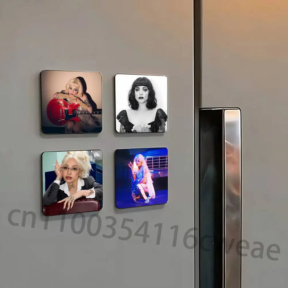 FEMME FATALE M-Mon L-Laferte Magnet Refrigerator Fridge Sticker for Home Decor DIY Wall Decor