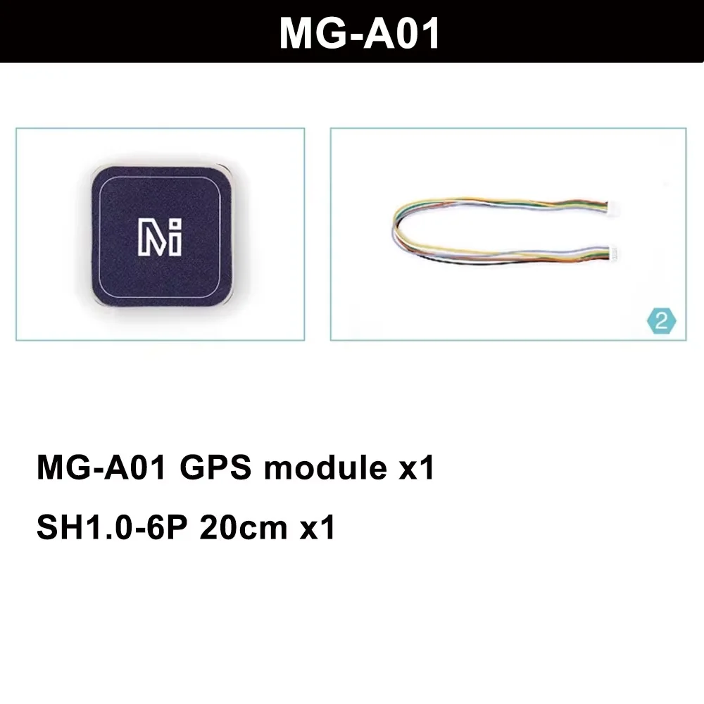 MicoAir MG-A01 GPS Adopteer de UBLOX-M10-chip Geïntegreer het geomagnetische kompas van QMC5883L - afbeelding 1