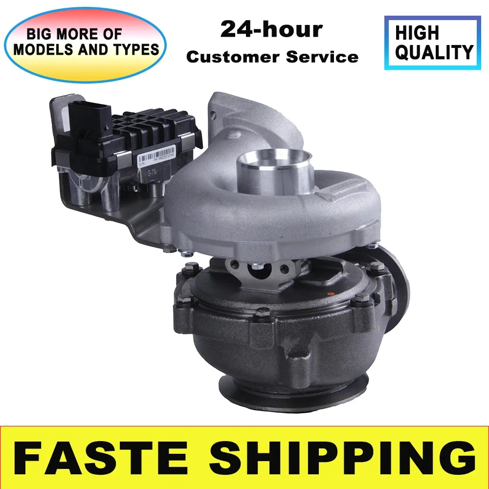 

New Turbine Complete Turbocharger For BMW X5 X6 3.0 D E70 E71 M57306D3 173 Kw 235 Hp 11657796314 765985-0008 Turbolader Engine