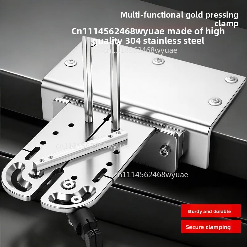 304 Stainless Steel Clamp On Bench Vise for Jewelry Gold Smith Work Table