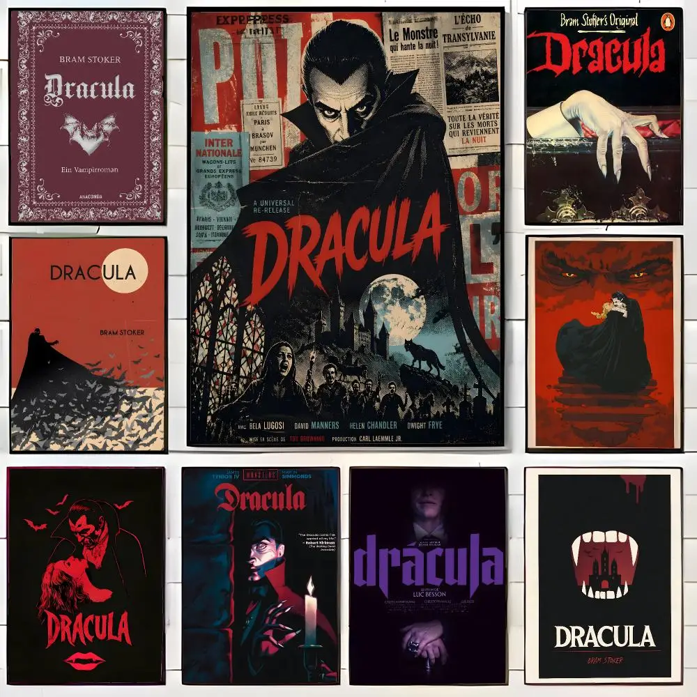 Gothic Novel D-Dracula Poster Wall Art Print Decorative Mural Home Decor Gift Unframed