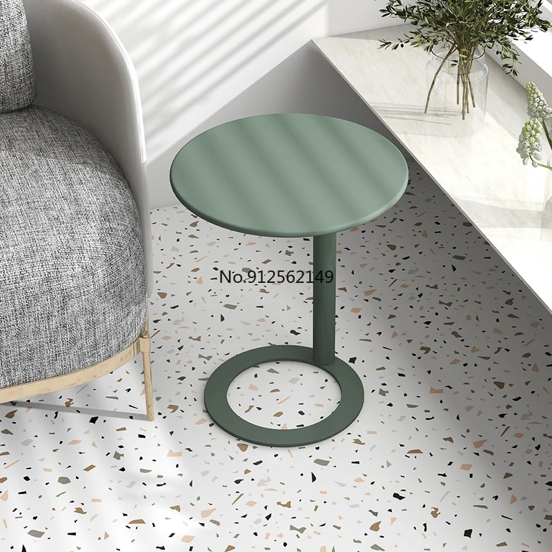 Nordic Wrought Iron Coffee Table Sofa Side Table Small Table Coffee Tables Bedside Table Service Table Living Room Furniture