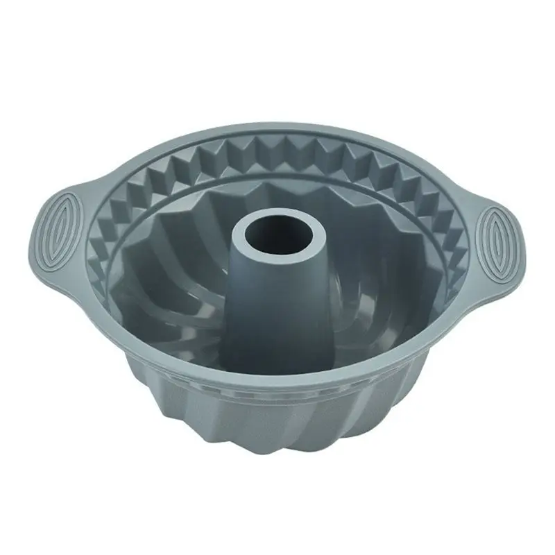 A33R-1 Piece Silicone Mould For Pastry Cake Mould Bakeware Dessert Tools Muffin Bread Baking Accessories Nordic Gray