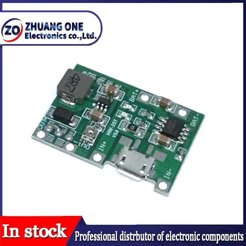 แบตเตอรี่ลิเธียม Li-Ion 18650 3.7V 4.2V แบตเตอรี่ Charger Board DC-DC Step Up Boost โมดูล TP4056 DIY ชุดอะไหล่