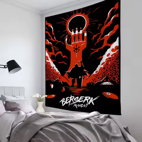 Anime Berserk Hanging Bohemian Tapestry Room Decor Wall Cloth Party Hanging Background