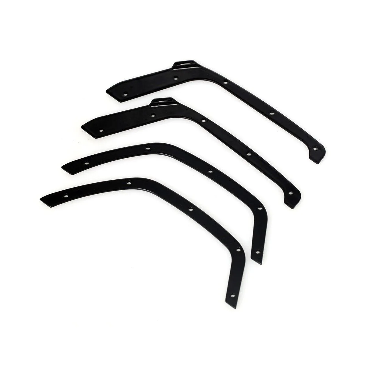 LCX Racing 1/10 RC Crawler Stainless Steel Front Rear Fender Flare 4pcs for Axial SCX10 III Upgrades Parts Accessories