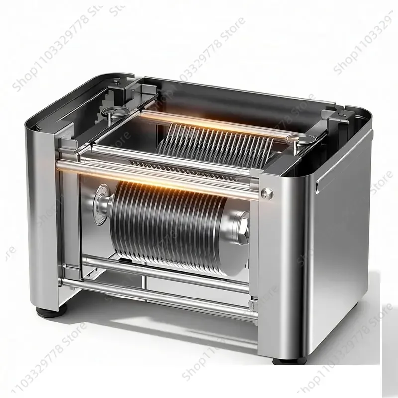 Electric Meat Slicer Commercial For Fresh meat cutter food Processing machine multi-functional Slicing Shredding Dicing 1500w