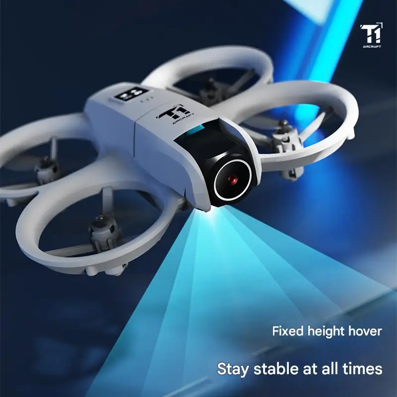 Nuevo Dron profesional T1 8K HD cámara gran angular WiFi FPV altura sujetar plegable RC Drone Quadrotor helicóptero juguete regalos de vacaciones