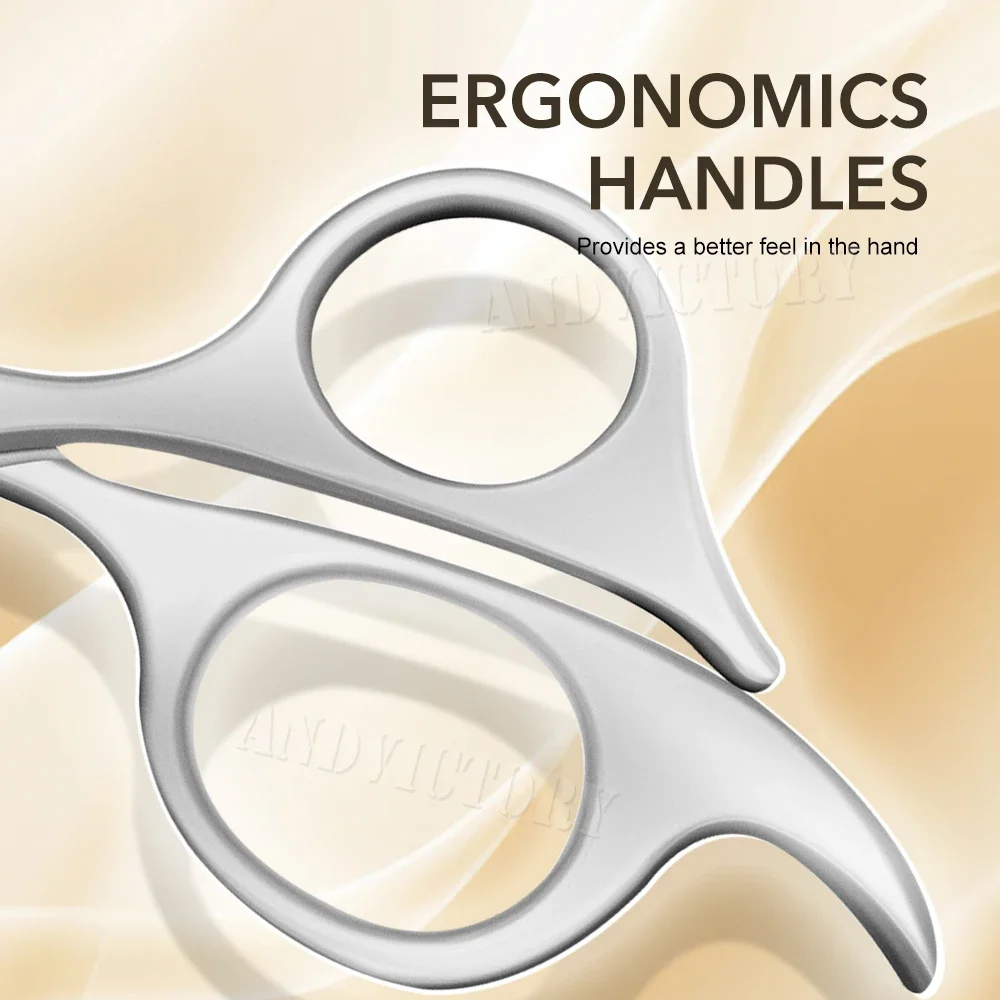 1 pçs nariz tesoura de cabelo ferramenta de maquiagem removedor de pêlos faciais ponta redonda saúde segura pequena tesoura de aliciamento para aparar sobrancelha